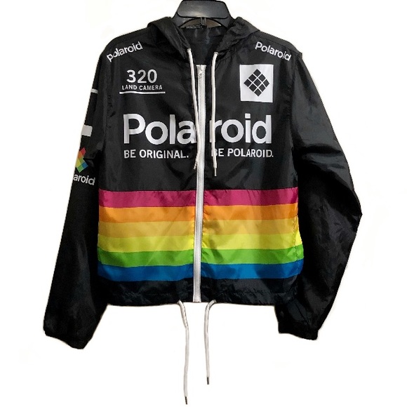 Polaroid Jackets & Blazers - Polaroid Zip Up Windbreaker Jacket Small